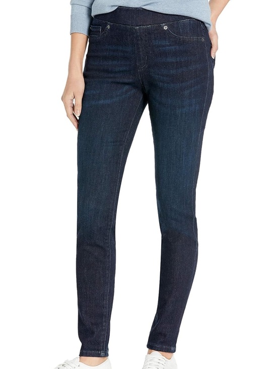 Amazon Essentials Denim - NWOT! Amazon Essentials Women's Dark Indigo Stretch Skinny Jeans 12 Short $21